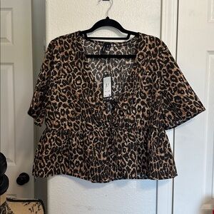 Vero Moda Animal Print Top